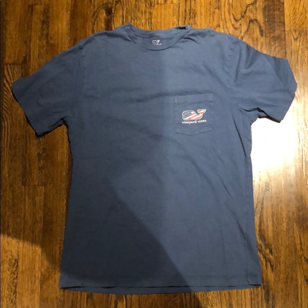 American Flag-Themed Vineyard Vines T-Shirt